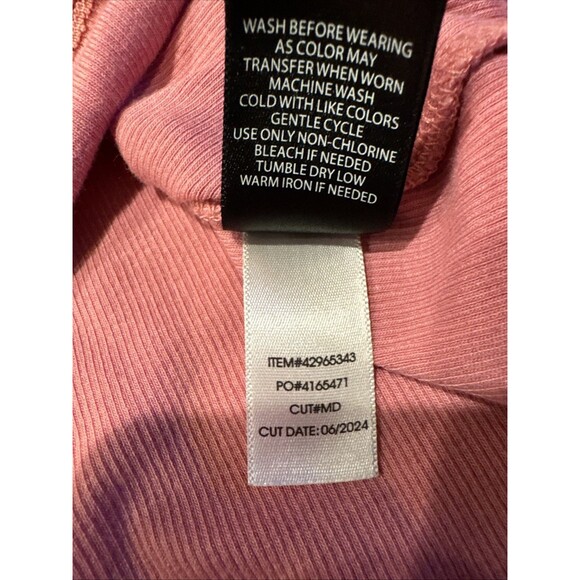 Torrid Lace Trim Tee Top Women’s 3X Cotton Modal Rib Scoop Neck Wild Rose Pink - Picture 8 of 9